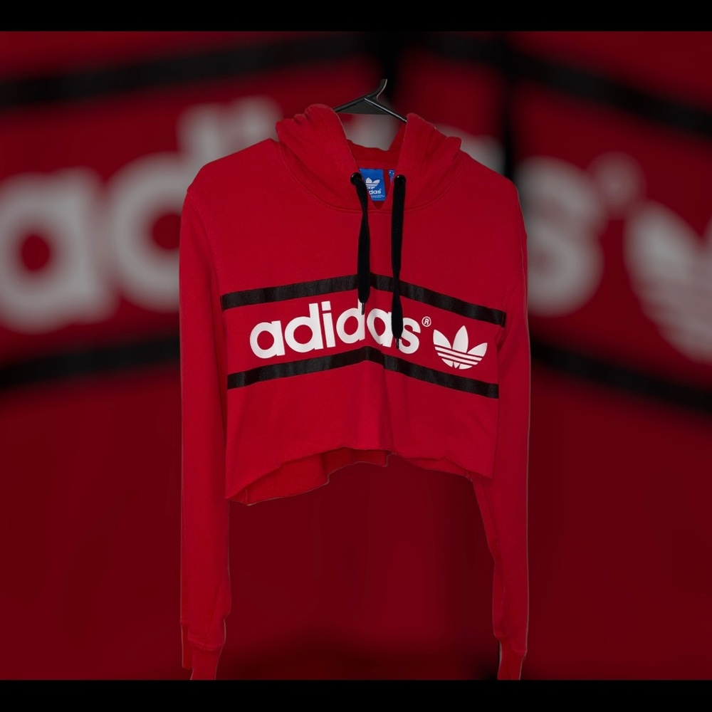 Adidas cropped hoodie